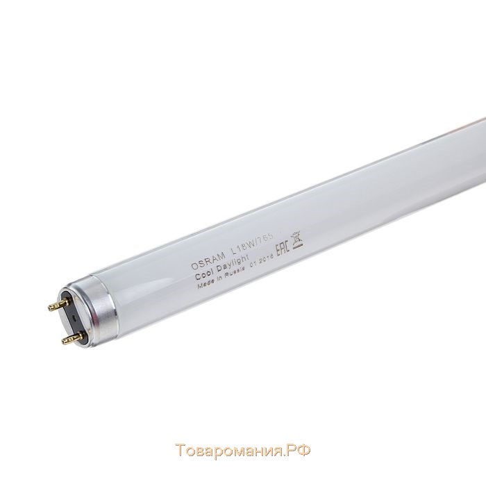 Лампа люминесцентная Osram L 18W/765, G13, 18 Вт, 6500 К, 590 мм