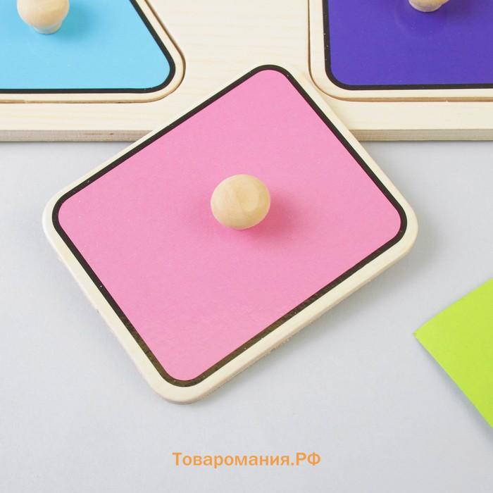 Рамка - вкладыш «Цвета и формы», 9 деталей