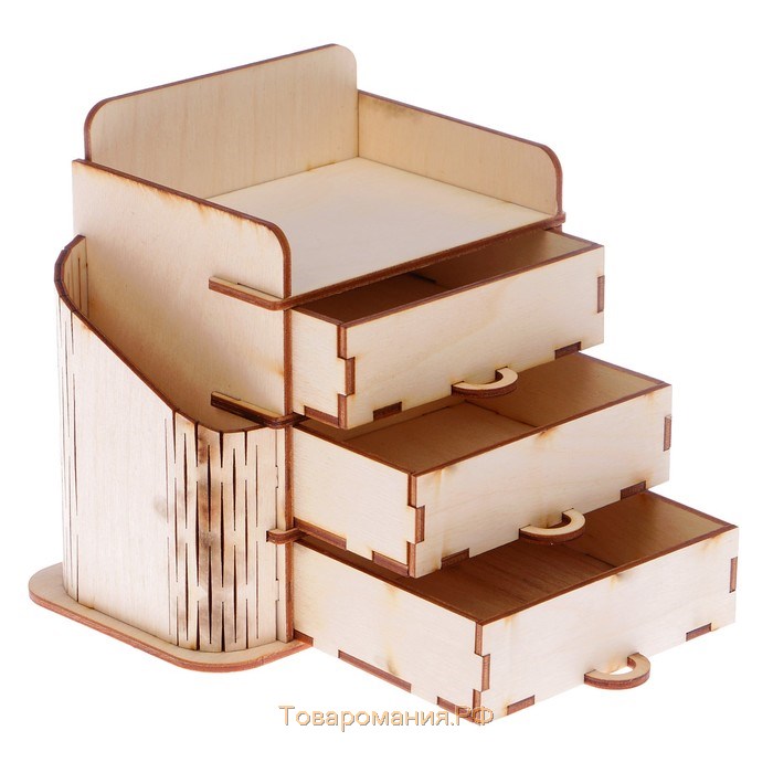 Органайзер деревянный 10×16×13.7 см "Комод"