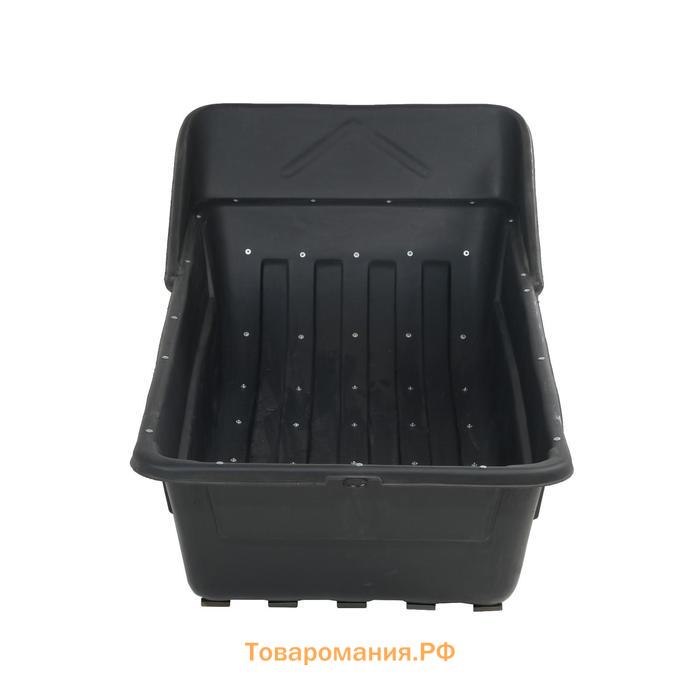 Сани волокуши CenterPlast 1550 с отбойником с накладками, 169 x 72 x 47 см