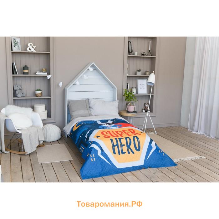 Покрывало детское  1,5 сп "Super hero", 145х210 см, микрофибра