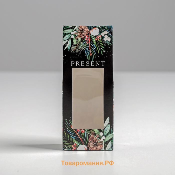 Коробка складная «Present», 6 х 14,5 х 3,5 см, Новый год