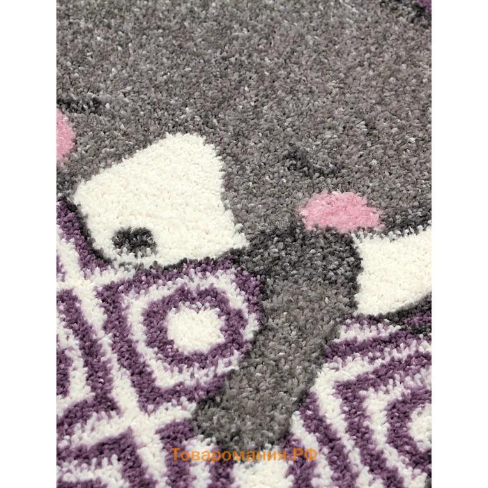 Ковёр овальный Merinos Sofit, размер 120x180 см, цвет light purple