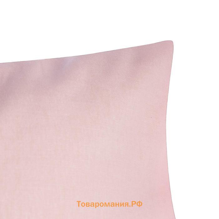 Наволочка  Light pink 50х70 см, 100% хлопок, бязь