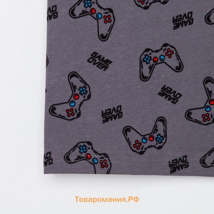 Пижама мужская KAFTAN "Game" размер 54, серый