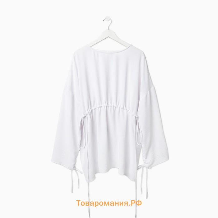 Костюм женский (туника, брюки) MINAKU: Casual Collection цвет белый, размер 42