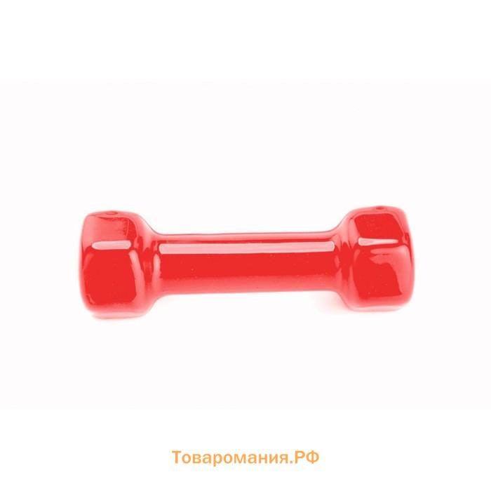 Гантель обрезиненная Bradex SF 0163, красная, 3 кг