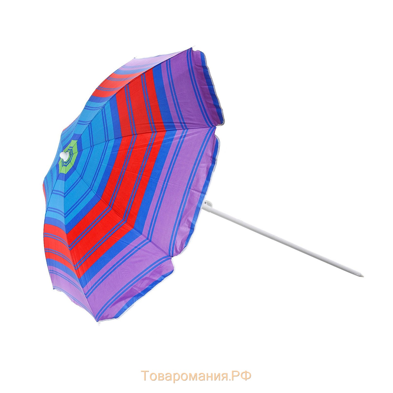 Зонт пляжный Maclay «Модерн», с серебристым покрытием, d=150 cм, h=170 см, цвет МИКС