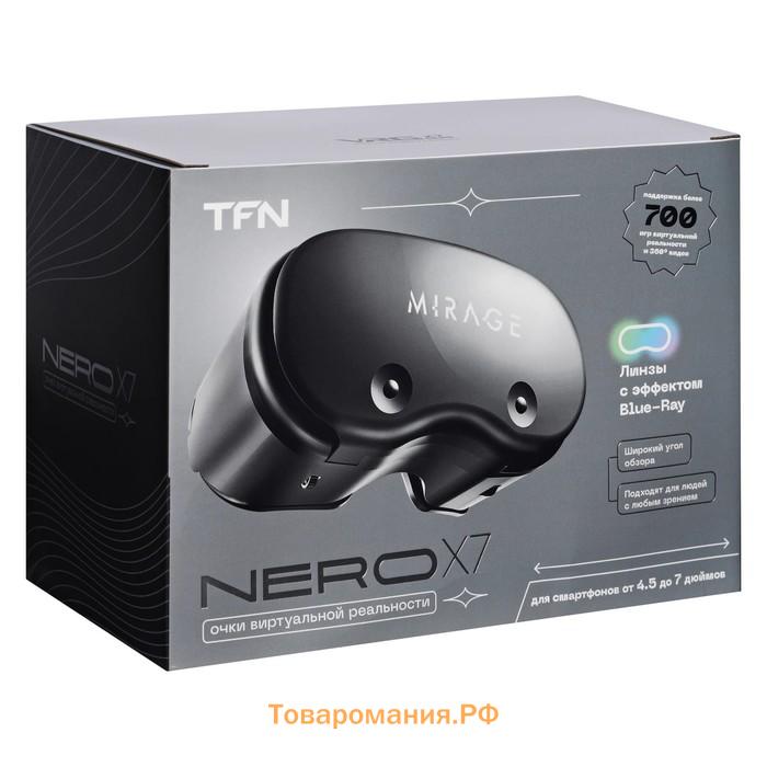 3D Очки виртуальной реальности TFN VR NERO X7 PRO, смартфоны до 7", регулировка, черные