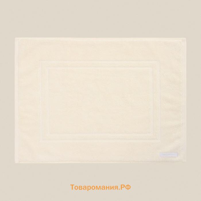 Коврик махровый SL HOME: Basic "Айвори" 50х70 см, 100% хлопок, 730 г/м2