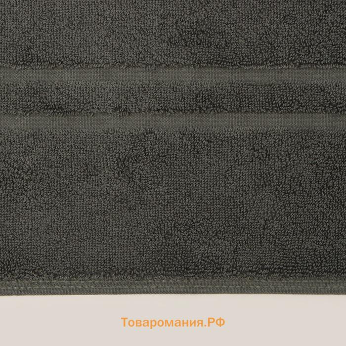 Коврик махровый SL HOME: Basic "Олива" 50х70 см, 100% хлопок, 730 г/м2