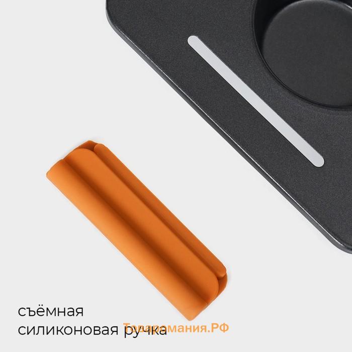 Форма для выпечки Magistro «French Bakery. Круг», 30.5×18×3 см, 6 ячеек, антипригарное покрытие