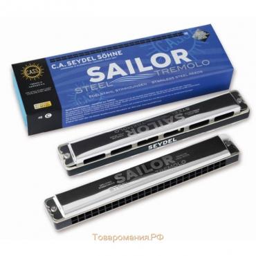 Губная гармошка Seydel Sohne 26480C Sailor Steel C  тремоло