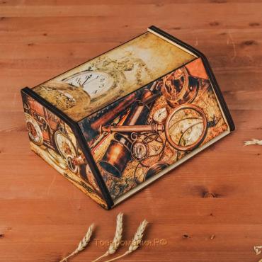 Хлебница деревянная «Клад», 20×28,5×13 см