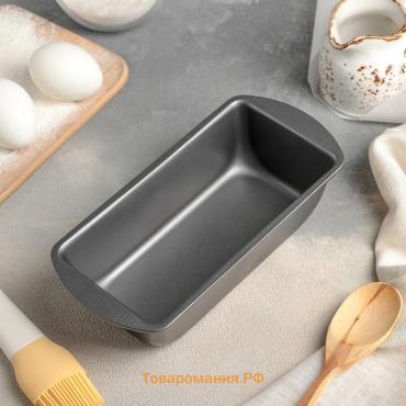 Форма для выпечки  «Жаклин», 22.5×10.5×5.5 см, антипригарное покрытие, чёрная