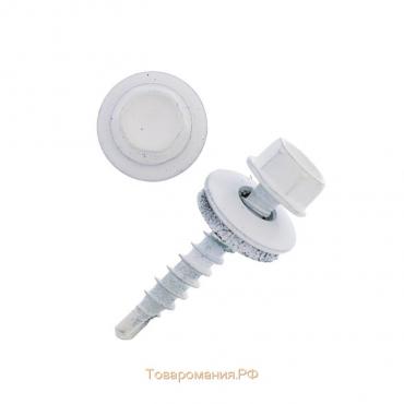 Саморезы кровельные 4.8×29 RAL9003, белый, 250 шт.