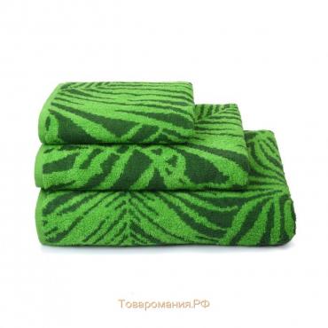 Полотенце махровое Tropical color 100х150см, цв.зеленый, 360г/м, хлопок 100%