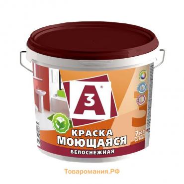 Краска моющаяся ВД A3, 7кг