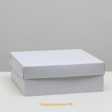 Коробка для торта, складная 33 х 33 х 12 см